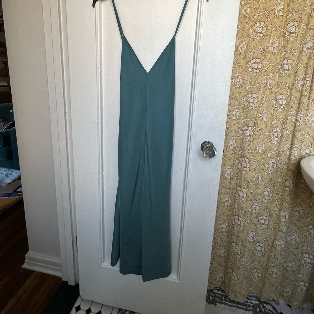 Avec Les Filles Teal Slip Dress – XS (New With Tags)